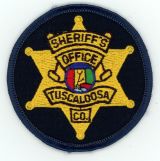 ALABAMA,A,TUSCALOOSA COUNTY SHERIFF HAT PATCH 1
